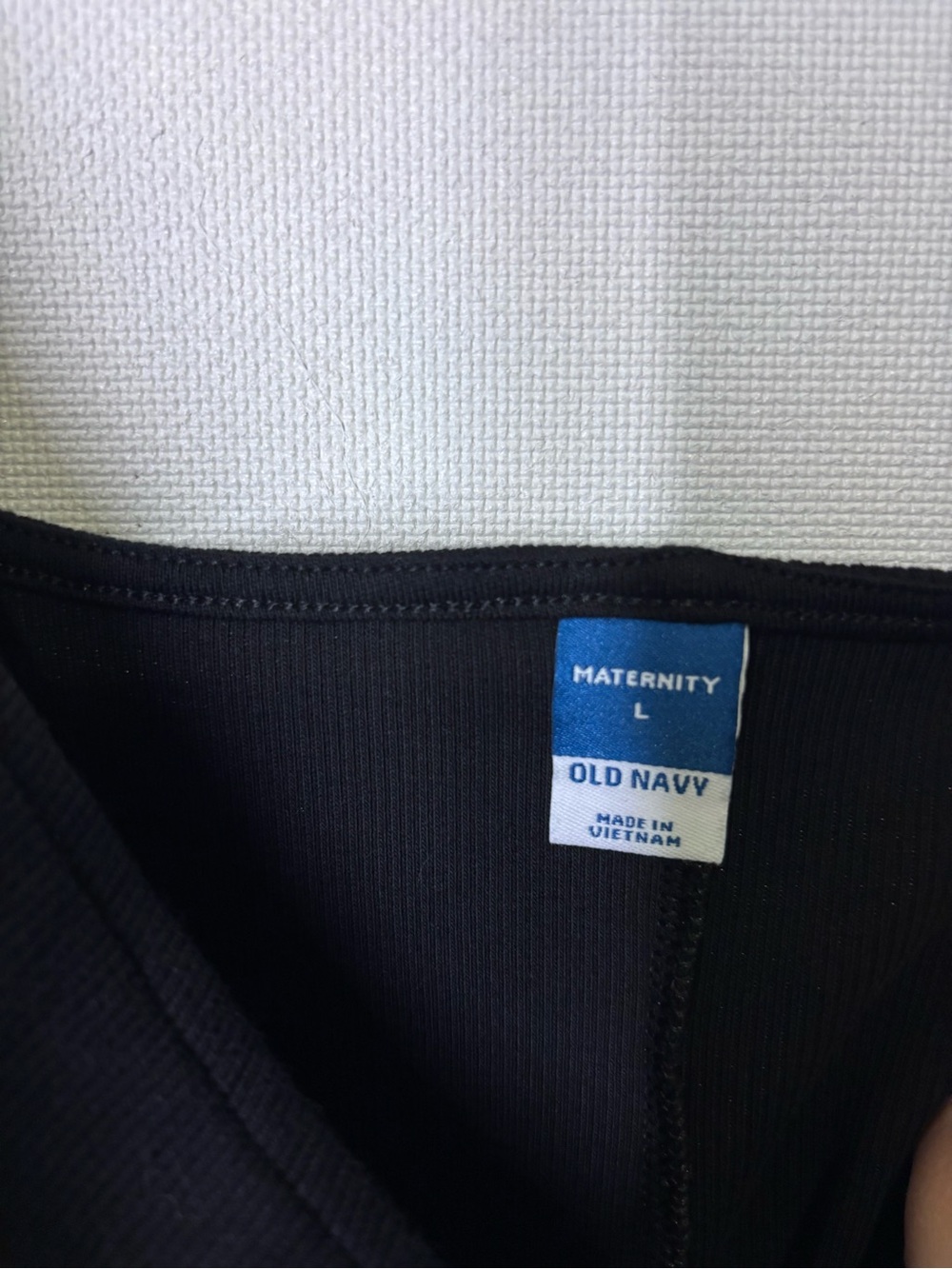 Old Navy Black Midi Maternity Sleeveless Dress - Picture 5 of 6